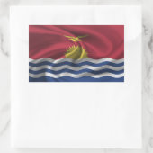 Sticker Rectangulaire Drapeau de Kiribati (Sac)