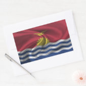 Sticker Rectangulaire Drapeau de Kiribati (Enveloppe)
