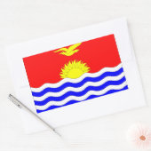 Sticker Rectangulaire Drapeau de Kiribati (Enveloppe)