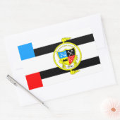 Sticker Rectangulaire Drapeau de Knoxville, Tennessee (Enveloppe)