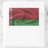 Sticker Rectangulaire Drapeau de la Biélorussie (Sac)