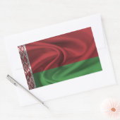 Sticker Rectangulaire Drapeau de la Biélorussie (Enveloppe)