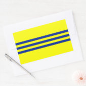 Sticker Rectangulaire Drapeau de la Cochinchine (Enveloppe)