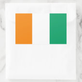 Sticker Rectangulaire Drapeau de la Côte d'Ivoire (Sac)