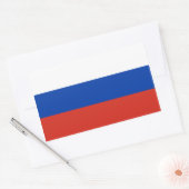 Sticker Rectangulaire Drapeau de la Fédération de Russie (Enveloppe)