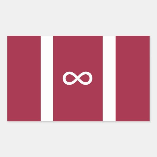 Sticker Rectangulaire Drapeau de la fierté autiste (Devant)