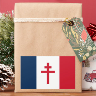Sticker Rectangulaire Drapeau de la France libre