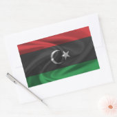 Sticker Rectangulaire Drapeau de la Libye (Enveloppe)