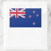 Sticker Rectangulaire Drapeau de la Nouvelle-Zélande (Sac)
