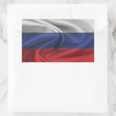 Sticker Rectangulaire Drapeau de la Russie (Sac)