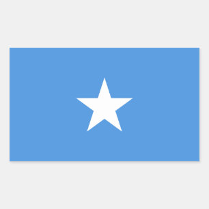 Sticker Rectangulaire Drapeau de la Somalie