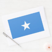 Sticker Rectangulaire Drapeau de la Somalie (Enveloppe)