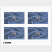 Sticker Rectangulaire Drapeau de la Somalie (Feuille)
