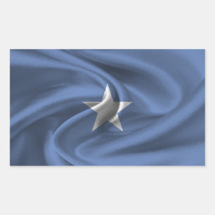 Sticker Rectangulaire Drapeau de la Somalie