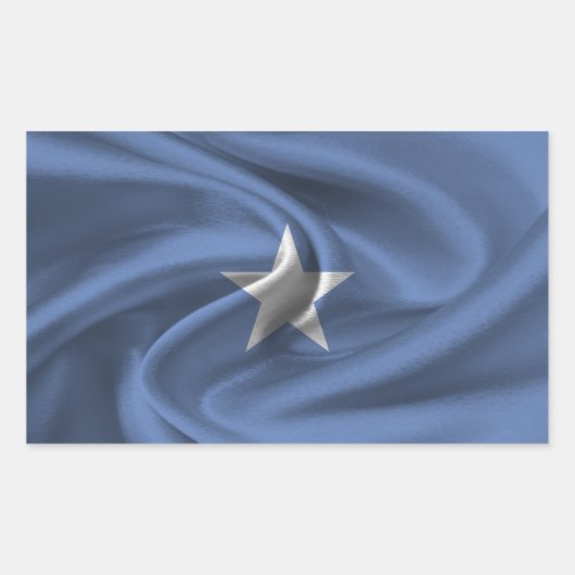 Sticker Rectangulaire Drapeau de la Somalie (Devant)