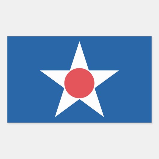 Sticker Rectangulaire Drapeau de la ville d'Asahikawa préfecture de Hokk (Devant)