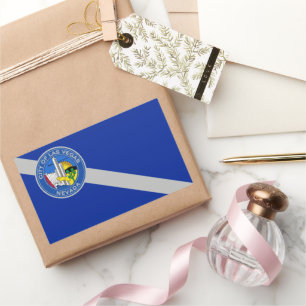 Sticker Rectangulaire Drapeau de la ville de Las Vegas (Nevada)