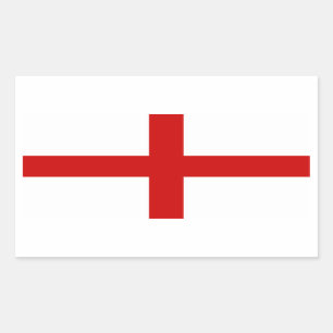 Sticker Rectangulaire Drapeau de l'Angleterre