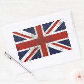 STICKER RECTANGULAIRE DRAPEAU DE L'ANGLETERRE (Enveloppe)