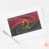 Sticker Rectangulaire Drapeau de l'Angola (Enveloppe)