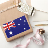 Sticker Rectangulaire Drapeau de l'Australie (Cadeaux)