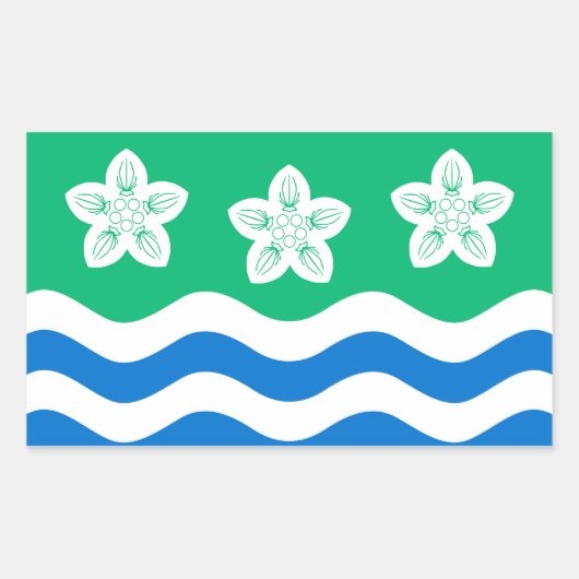 Sticker Rectangulaire Drapeau de l'autocollant rectangulaire Cumberland (Devant)