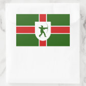 Sticker Rectangulaire Drapeau de l'autocollant rectangulaire Nottinghams (Sac)