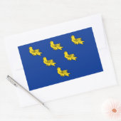 Sticker Rectangulaire Drapeau de l'autocollant rectangulaire Sussex (Enveloppe)