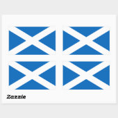 Sticker Rectangulaire Drapeau de l'Ecosse - Bratach na h-Alba (Feuille)