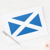 Sticker Rectangulaire Drapeau de l'Ecosse - Bratach na h-Alba (Enveloppe)