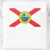 Sticker Rectangulaire Drapeau de l'État de Floride (Sac)
