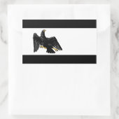 Sticker Rectangulaire Drapeau de l'État libre de Prusse (Sac)
