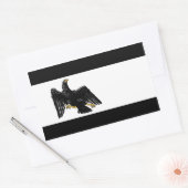 Sticker Rectangulaire Drapeau de l'État libre de Prusse (Enveloppe)
