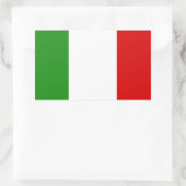 Sticker Rectangulaire Drapeau de l'Italie (Sac)