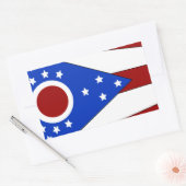 Sticker Rectangulaire Drapeau de l'Ohio (Enveloppe)