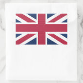 Sticker Rectangulaire Drapeau de l'Union britannique Union Jack Patrioti (Sac)