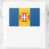 Sticker Rectangulaire Drapeau de Madère (Sac)