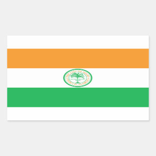 Sticker Rectangulaire Drapeau de Miami, Floride