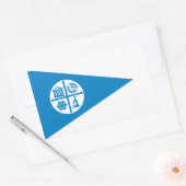 Sticker Rectangulaire Drapeau de Minneapolis (Enveloppe)