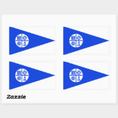 Sticker Rectangulaire Drapeau de Minneapolis (Feuille)