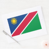 Sticker Rectangulaire Drapeau de Namibie (Enveloppe)