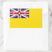 Sticker Rectangulaire Drapeau de Niue (Sac)