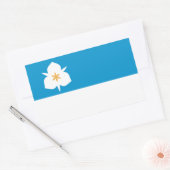 Sticker Rectangulaire Drapeau de Salt Lake City, Utah (Enveloppe)