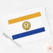 Sticker Rectangulaire Drapeau de San Jose (Californie) (Enveloppe)