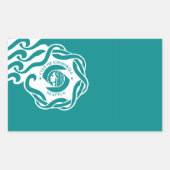 Sticker Rectangulaire Drapeau de Seattle (Washington) (Devant)