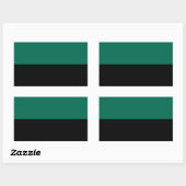 Sticker Rectangulaire Drapeau de Texel (Feuille)