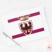 Sticker Rectangulaire Drapeau de Trentino (Italie) (Enveloppe)