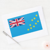 Sticker Rectangulaire Drapeau de Tuvalu (Enveloppe)