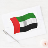 Sticker Rectangulaire Drapeau des Émirats arabes unis (Enveloppe)