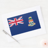 Sticker Rectangulaire Drapeau des îles Caïmans (Enveloppe)